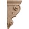 Ekena Millwork 4 1/2"W x 5"D x 10"H Medium Traditional Wood Corbel, Mahogany CORW05X05X10TRGM - alternate 4